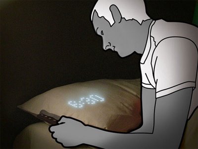 Despertador na almofada