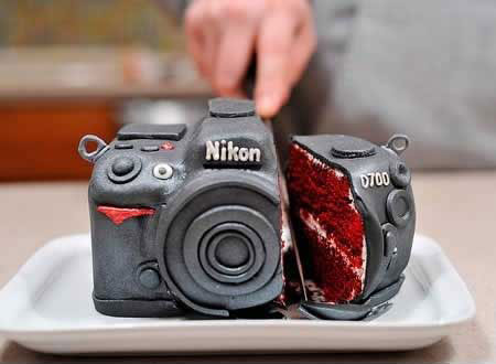 Bolo de aniversarios Nikon