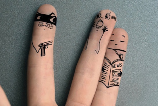 Arte nos dedos