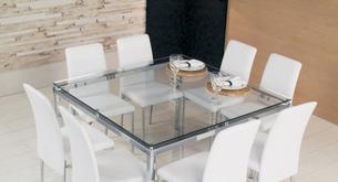 Mesas de Jantar Modernas de Vidro e Pequenas