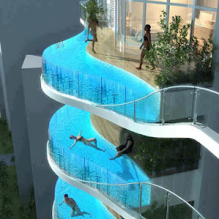 casa de sonho com piscina na varanda