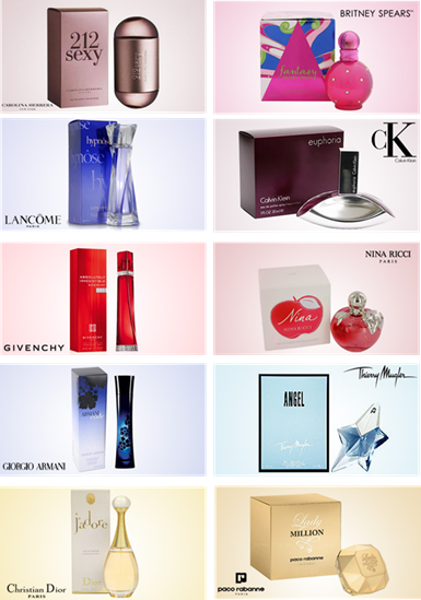 Imagens dos 10 perfumes que eles gostam mais nelas 