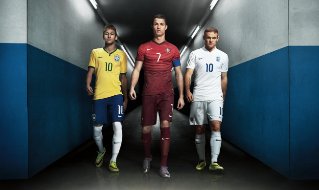 cristiano, Rooney e naymar para nike