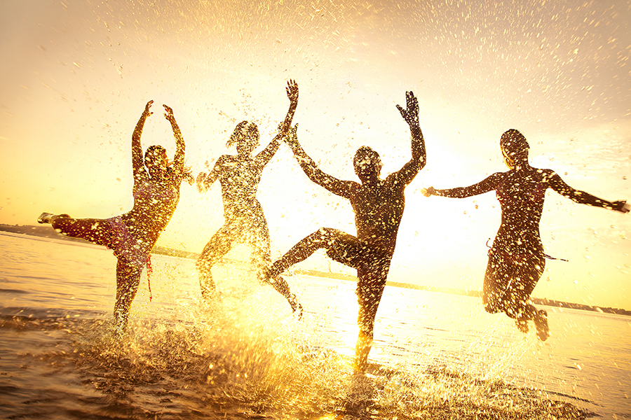 férias de verão na praia